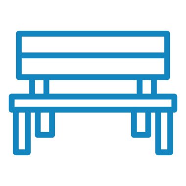 Yedek kulübesi Web simgesi basit illüstrasyon