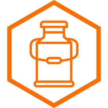 Bira şişesi simgesinin vektör illüstrasyonu