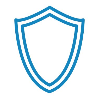 kalkan ikon vektör illüstrasyonu