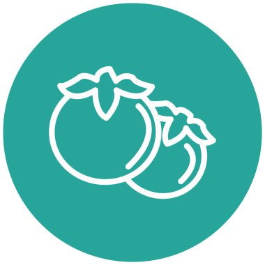 yiyecek modern ikon vektör illüstrasyonu