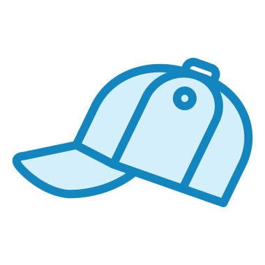 Beyzbol Cap modern ikon vektör çizimi 