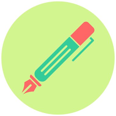 kalem vektörü simgesi modern basit tasarım