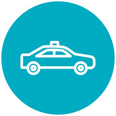 araba simgesi vektör illüstrasyonu