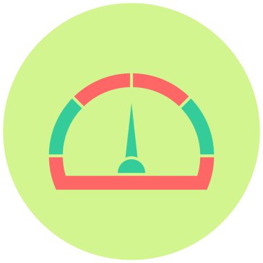 hız göstergesi simgesi, vektör gösterimi