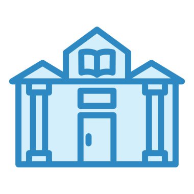 Bina. Web simgesi basit tasarım