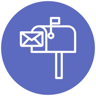 E- posta simgesi vektör illüstrasyonu