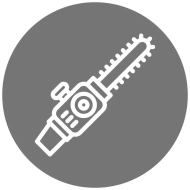 Gördüm. Web simgesi basit illüstrasyon