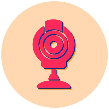 Web kamerası. Web simgesi basit tasarım