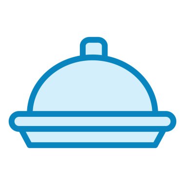 Gıda tepsisi modern ikon vektör çizimi 