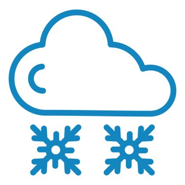 Bulut. Web simgesi basit illüstrasyon