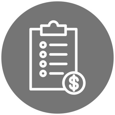 Pano. Web simgesi basit illüstrasyon