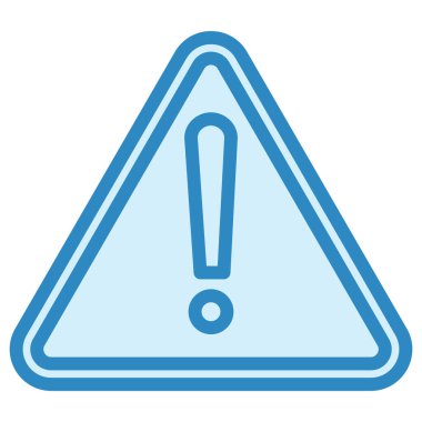 Dikkat İşareti. Web simgesi basit illüstrasyon 