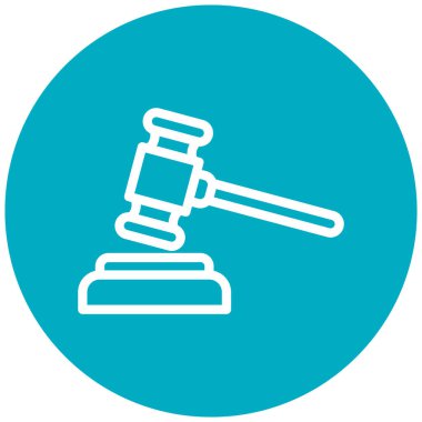 açık artırma vektör simgesi modern basit tasarım