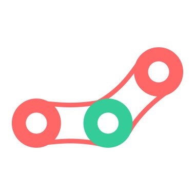 Bir spor simgesinin vektör illüstrasyonu