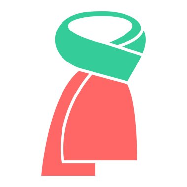 Atkı simgesinin vektör illüstrasyonu