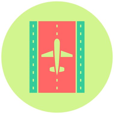 Evden kaçmış. Web simgesi basit illüstrasyon