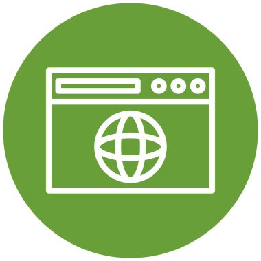 seo modern simgesinin vektör illüstrasyonu