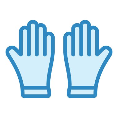 Eldiven. Web simgesi basit illüstrasyon