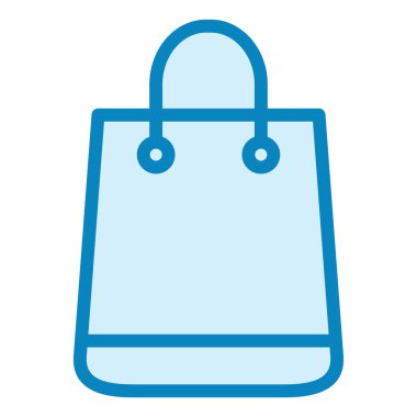 Alışveriş Torbası. Web simgesi basit tasarım 