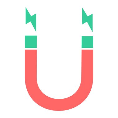 mıknatıs simgesi vektör çizimi