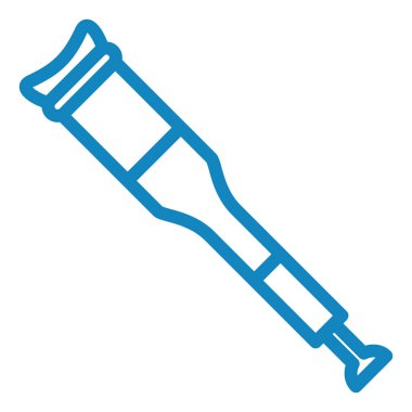 tıbbi şırınga ikonu vektör çizimi tasarımı