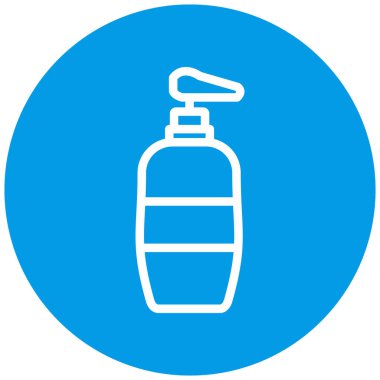 Bir su simgesinin vektör illüstrasyonu