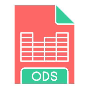 dosya biçimi simgesi, vektör illüstrasyonu