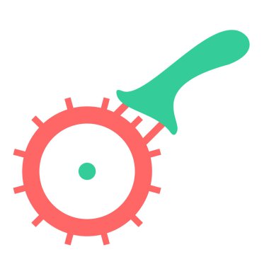 Çarklı. Web simgesi basit illüstrasyon