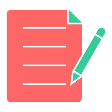 Kontrol listesi. Web simgesi basit illüstrasyon