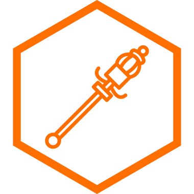 Modern simge işaretinin vektör illüstrasyonu