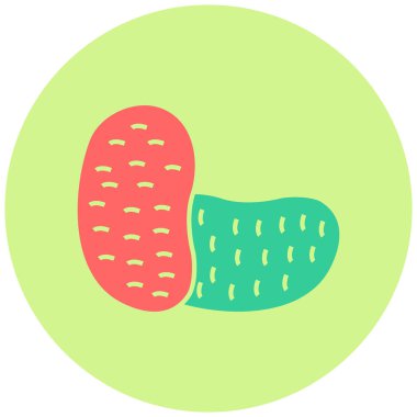 Patates. Web simgesi basit illüstrasyon