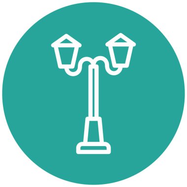 Lamba. Web simgesi basit illüstrasyon