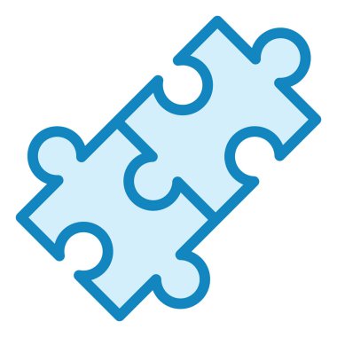 Bulmaca simgesi vektör çizimi