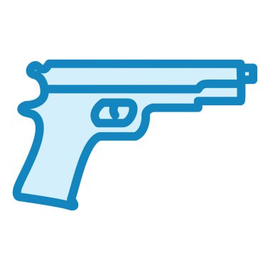 Bir silah simgesinin vektör illüstrasyonu