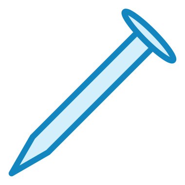 Çiviler. Web simgesi vektör illüstrasyonu