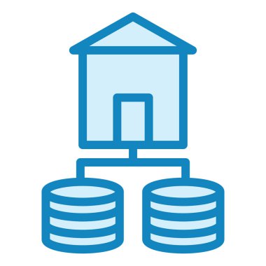 veri yönetimi düz renk vektörü simgesi.