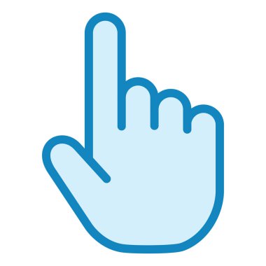 Parmak modern simge vektör illüstrasyonu 