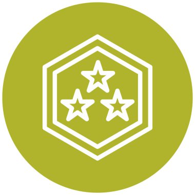 yıldız simgesi, vektör çizimi