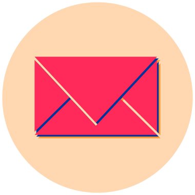 E- posta simgesi vektör illüstrasyonu