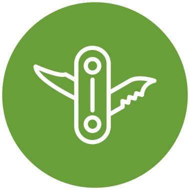 Makas. Web simgesi basit illüstrasyon