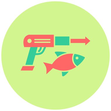 Zıpkın. Web simgesi basit illüstrasyon