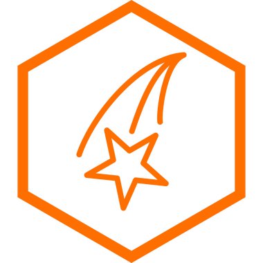 yıldız simgesi, vektör çizimi