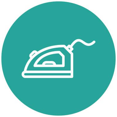 Demir gibi. Web simgesi basit tasarım