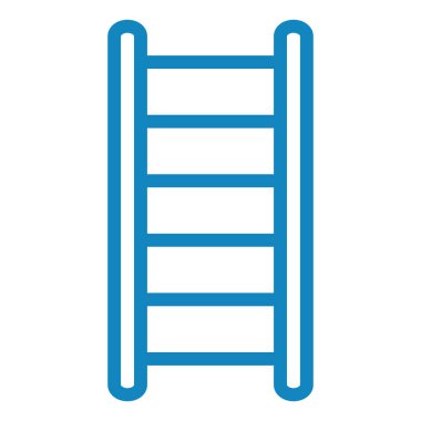 Merdiven. Web simgesi vektör illüstrasyonu