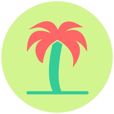 Palmiye ağacı. Basit tasarım