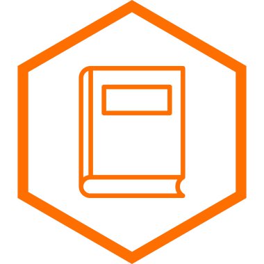 kitap simgesi vektör illüstrasyonu