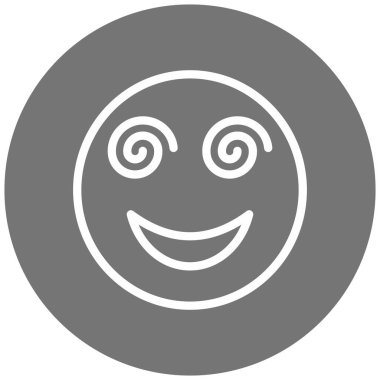 gülen yüz simgesi, vektör illüstrasyonu