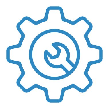 ayarlar vektör simgesi modern basit tasarım