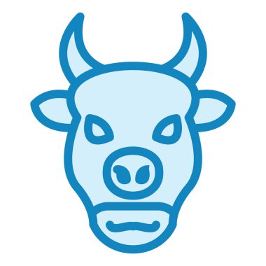 Bizon modern simge vektör illüstrasyonu 