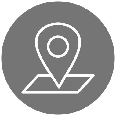 harita işaretçisinin vektör illüstrasyonu